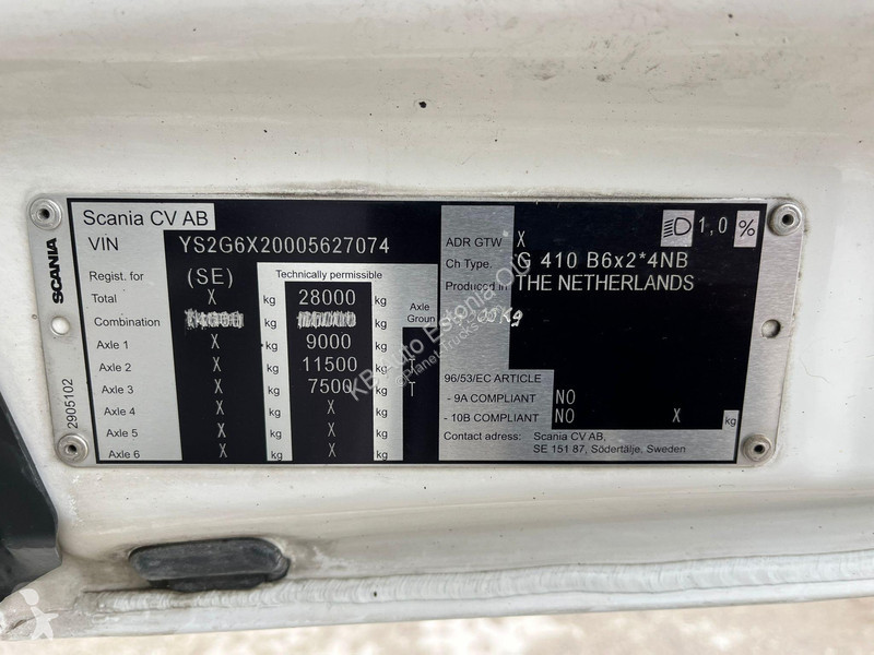 Kamion Scania G 410 6x2*4 NG / RETARDER /...