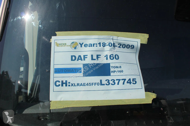 Kamion DAF 45160 + EURO 5 + LIFT +MANUAL + 7.5T