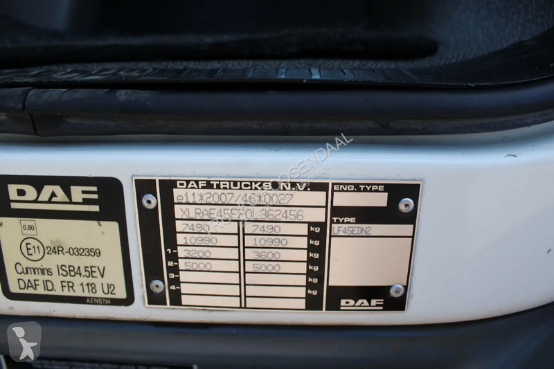 Kamion DAF 160 + EURO 5 + 7.5T
