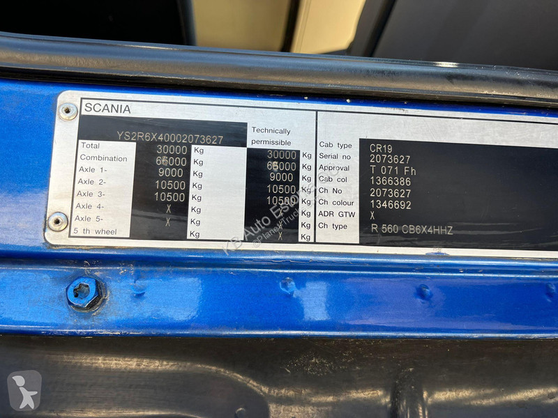 Kamion Scania R 560 6x4 RETARDER / FU STEE /...