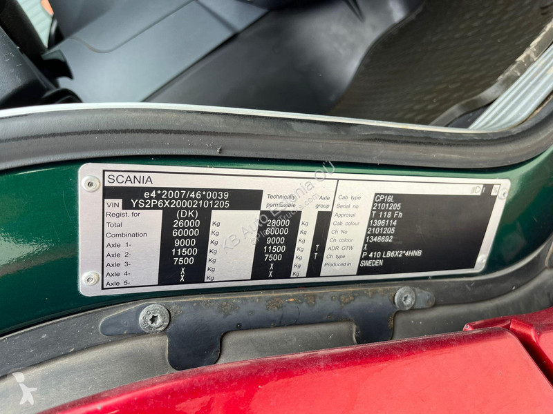 Camion Scania P 410 6x2*4 HIAB 211EP-5 / BOX...
