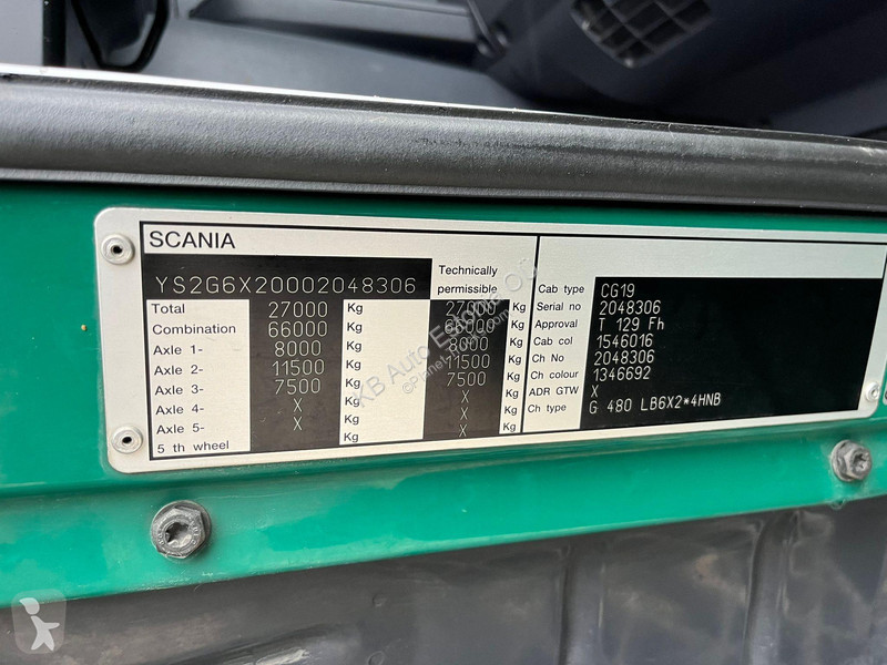 Camion Scania G 480 6x2*4 BOX L=9212 mm / COONT...