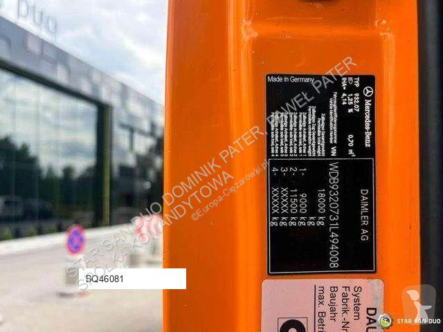 Camion Mercedes 1841 AK 4x4 Hiab 288E-7 Crane...
