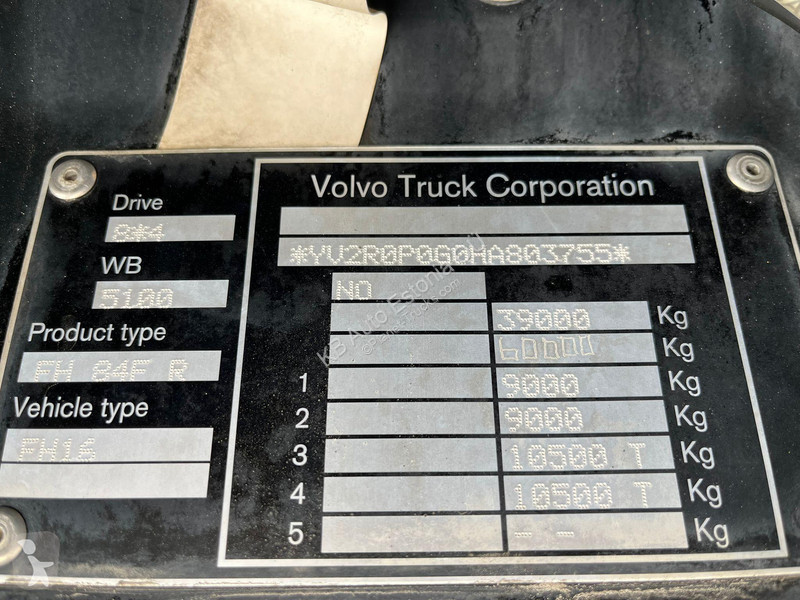 Camion Volvo 750 8x4 HMF2620K-5 / WINCH /...