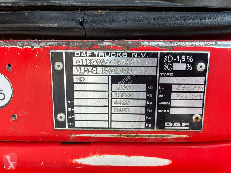 Kamion DAF 210 4x2 JIGE SIMPLEX 5 T / PLATFORM...