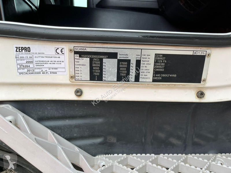 Kamion Scania G 440 6x2*4 EURO 6 ! / RETARDER /...