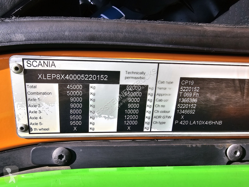 Camion Scania P420 10x4 / 150T / MANUAL GEARBOX...