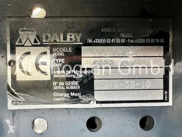 Camion Mercedes 2545 6X2 Dalby 6000...