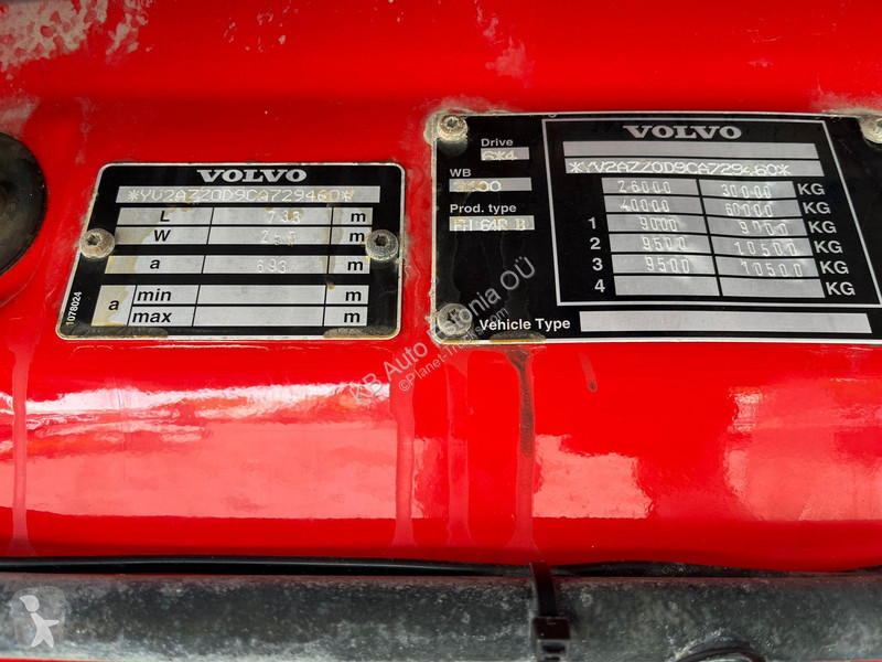 Camion Volvo 750 6x4 RETARDER / FULL STEEL /...