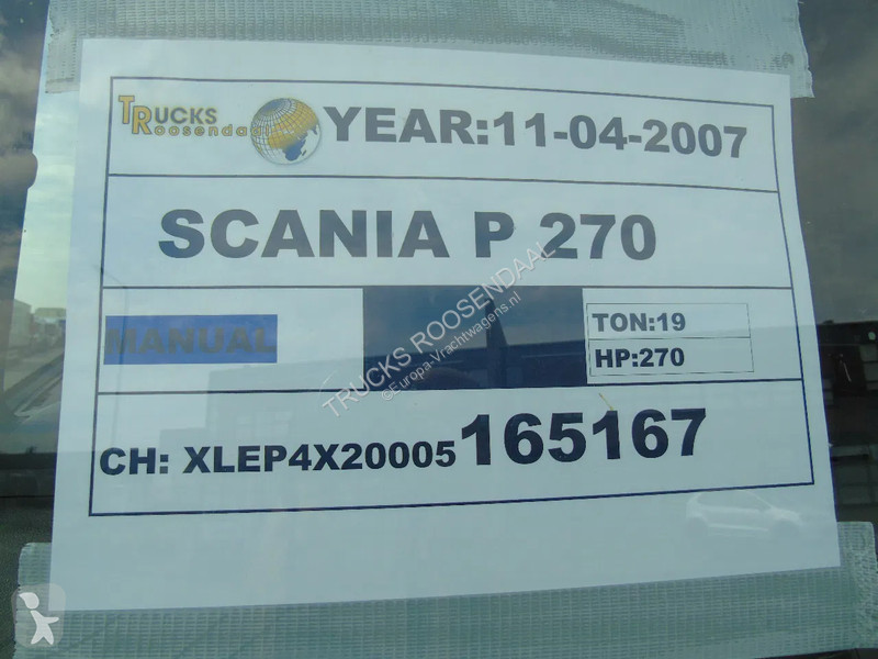 Kamion Scania 270 + manual + hydrolic ramps +...