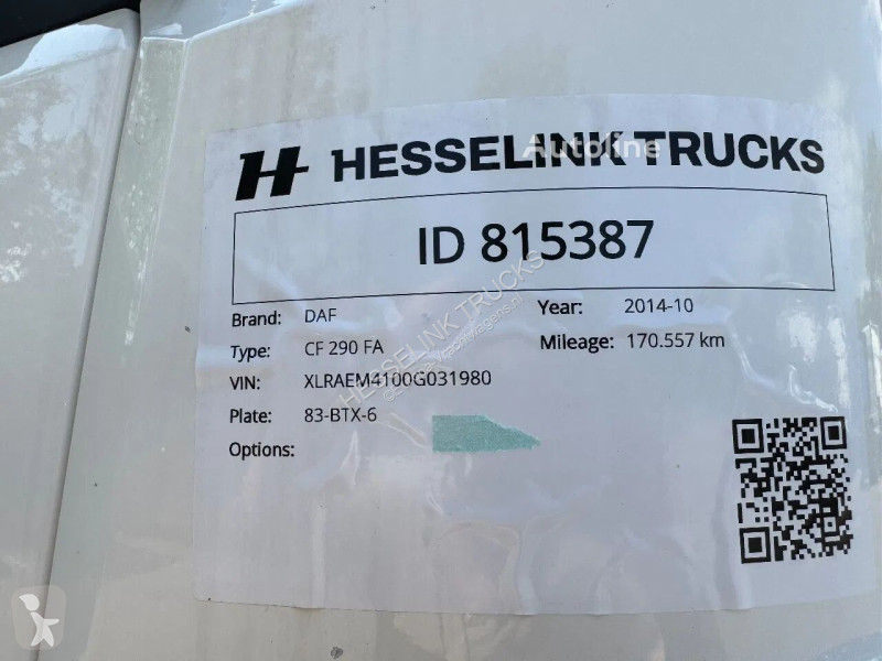 Camion DAF CF 290 12.000 Fuel Diesel/Benzin...