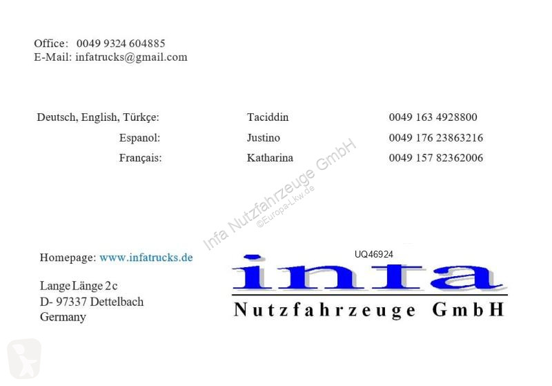 Vrachtwagen MAN LE 10.220 Koffer Euro 3 4x2...