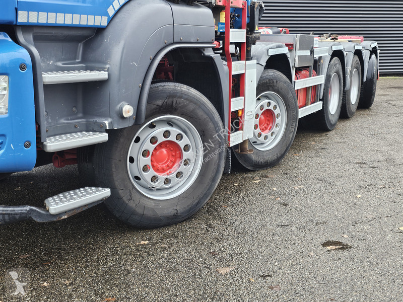 شاحنة MAN 47.440 BBL / 10X4 HOOKLIFT + Z CRANE