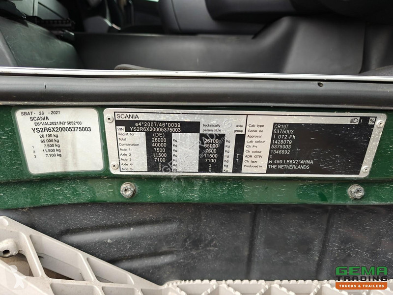 شاحنة Scania R450 6x2/4 Topline Euro6A -...