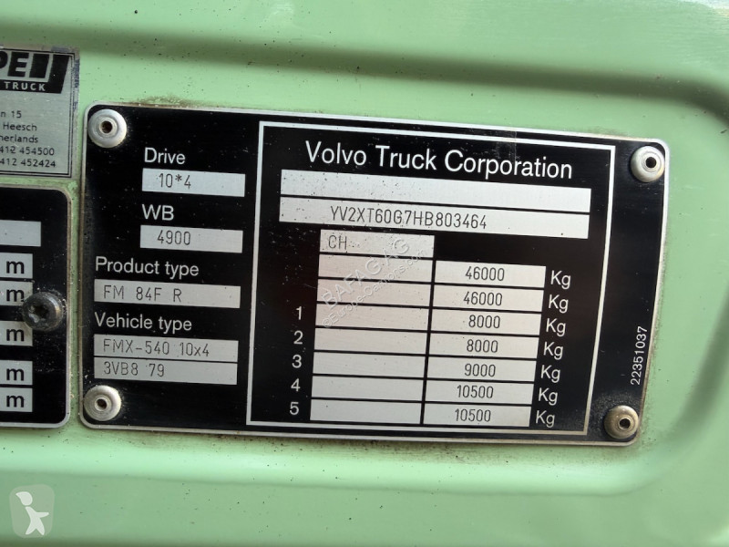 Camion Volvo fmx-540 10x4r
