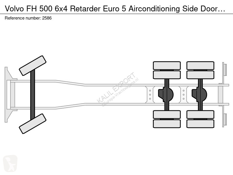 شاحنة Volvo 500 6x4 Retarder Euro 5...