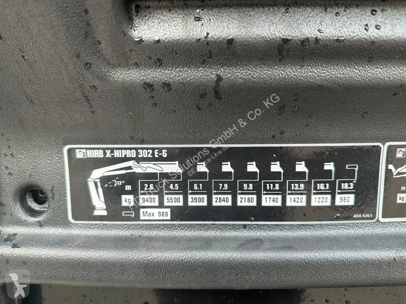 Lastbil MAN 33.580 MAN  33.580 6x4 Kran Hiab...