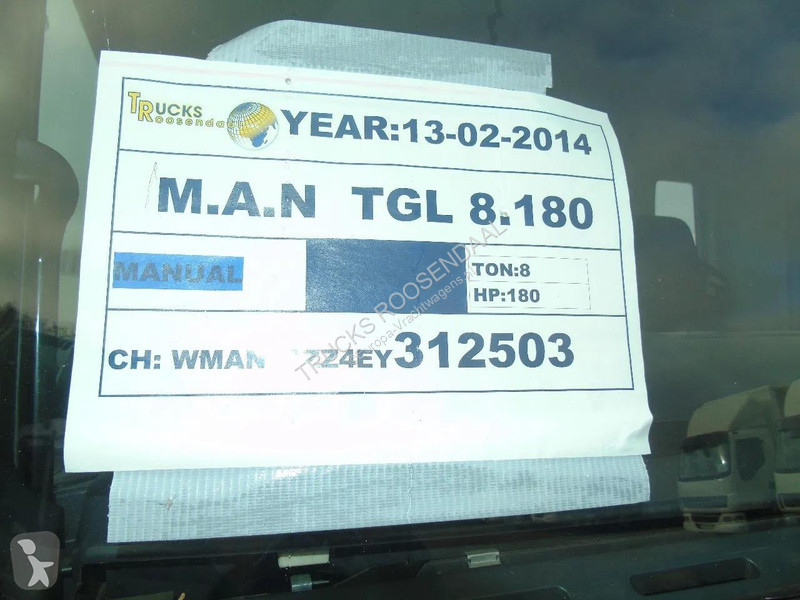 شاحنة MAN 8.180 + winch + MANUAL + EURO 5 +...