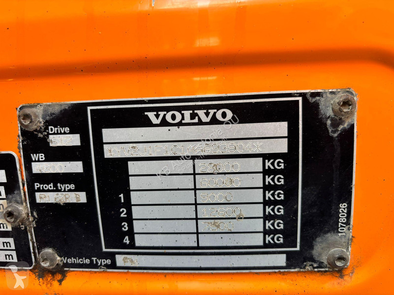 شاحنة Volvo 6x2*4 PK 18002 / PALFINGER 17 ton /...