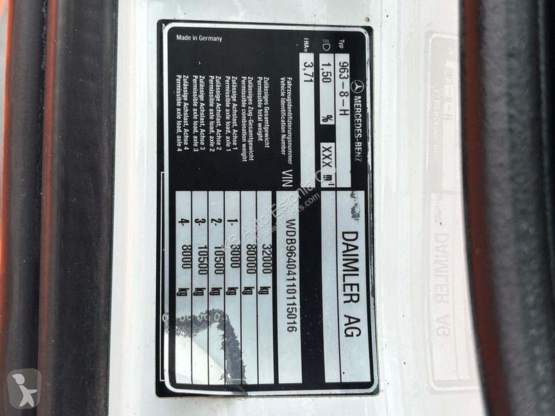 شاحنة Mercedes 3251 8x4*4 JOAB L 24 ton /...