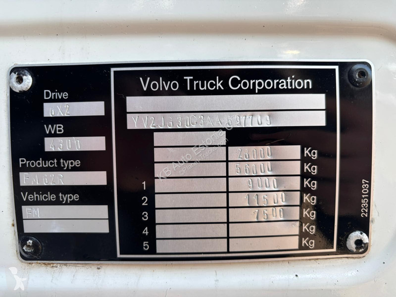 Camion Volvo 500 6x2*4 Simon Moos tank 12500 l...