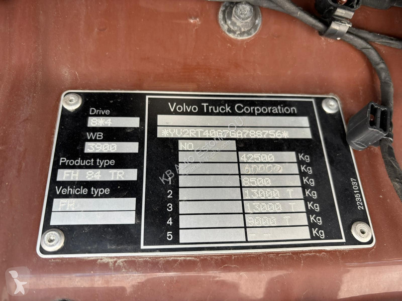 شاحنة Volvo FH 500 8x4*4 HMF 2620 K7 / PLATFORM...