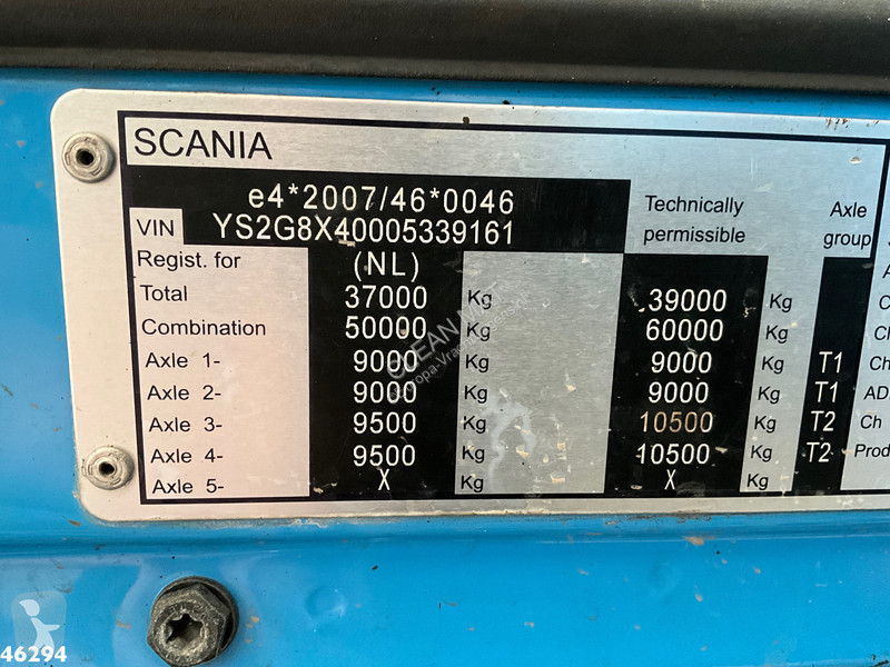 شاحنة Scania 410 Euro 6 HMF 16 Tonmeter Z-kraan