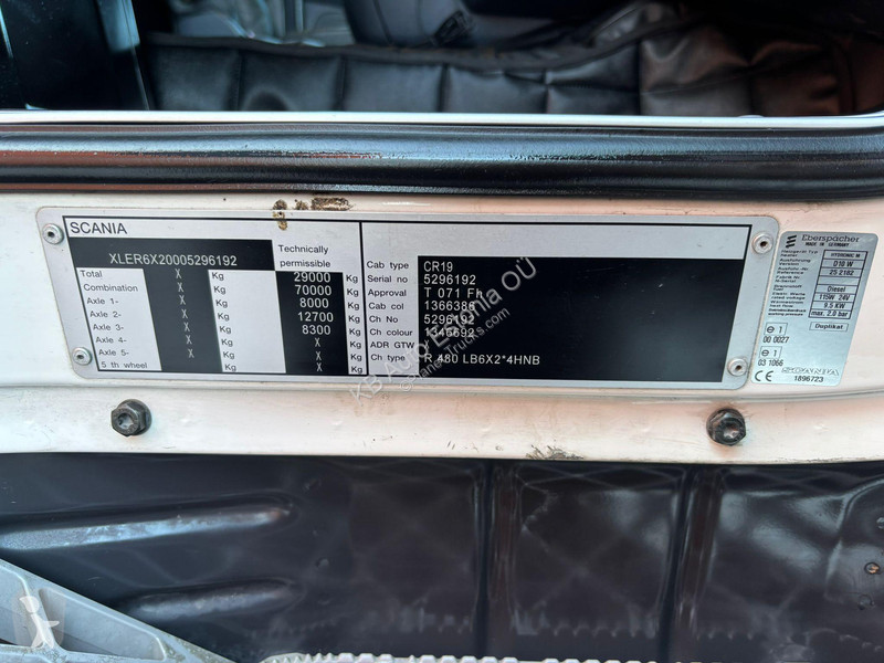 شاحنة Scania R 480 6x2*4 FOR SAE AS CHASSIS