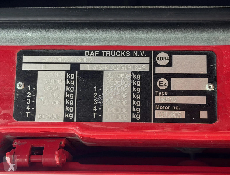 شاحنة DAF 480 SSC FAN RETARDER/INTARDER FULL...