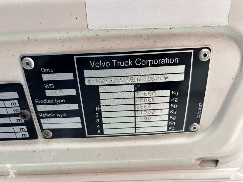 شاحنة Volvo FM 370 6x2*4 MITSUBISHI TU100 / BOX...