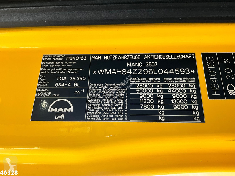شاحنة MAN 28.350 6x4 Hiab 12 Tonmeter laadkraan