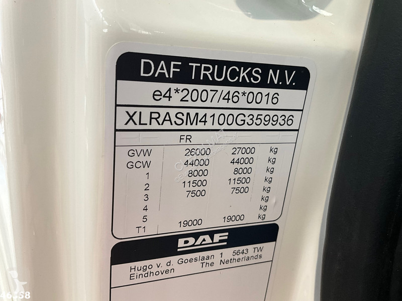 شاحنة DAF FAN  450 Euro 6 Marrel 20 Ton...