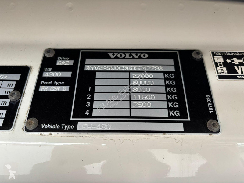 شاحنة Volvo 480 6x2*4 BOX L=5211 mm