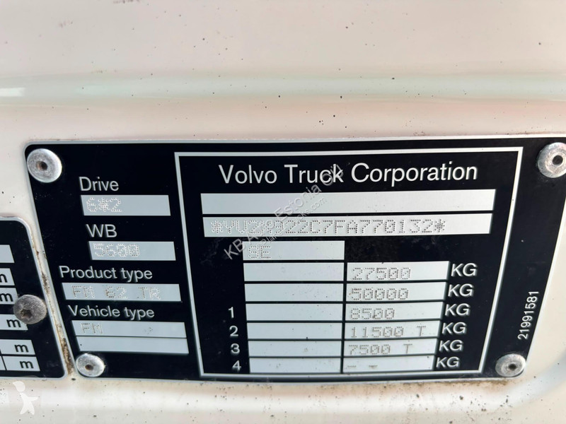 شاحنة Volvo FM 370 6x2*4 MITSUBISHI TU100SA /...
