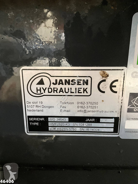 شاحنة DAF FAQ  400 8x2 Euro 6 HMF 26 Tonmeter...