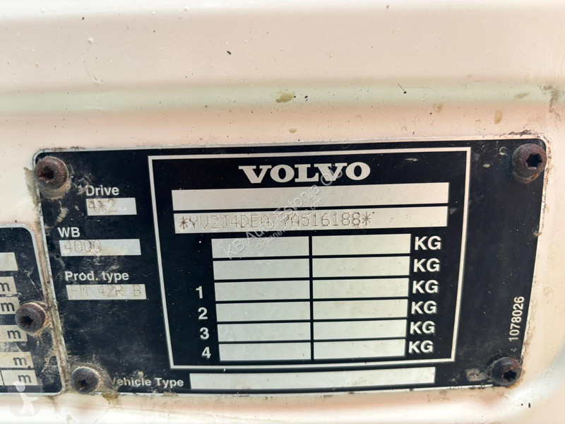 شاحنة Volvo FM 7 290 4x2 EU SALES 699.- Euro...