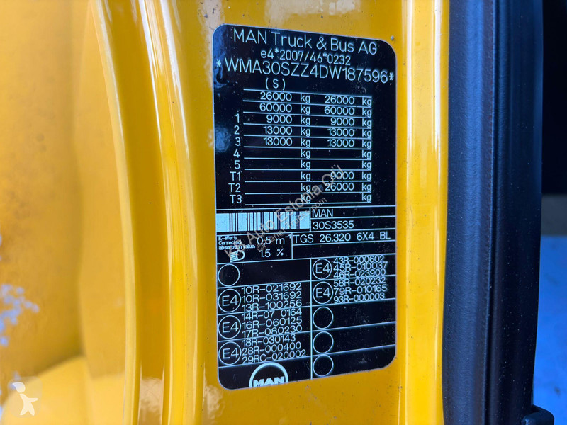 Lastbil MAN TGS 6x4 EUR-MARK TANK 15000 l