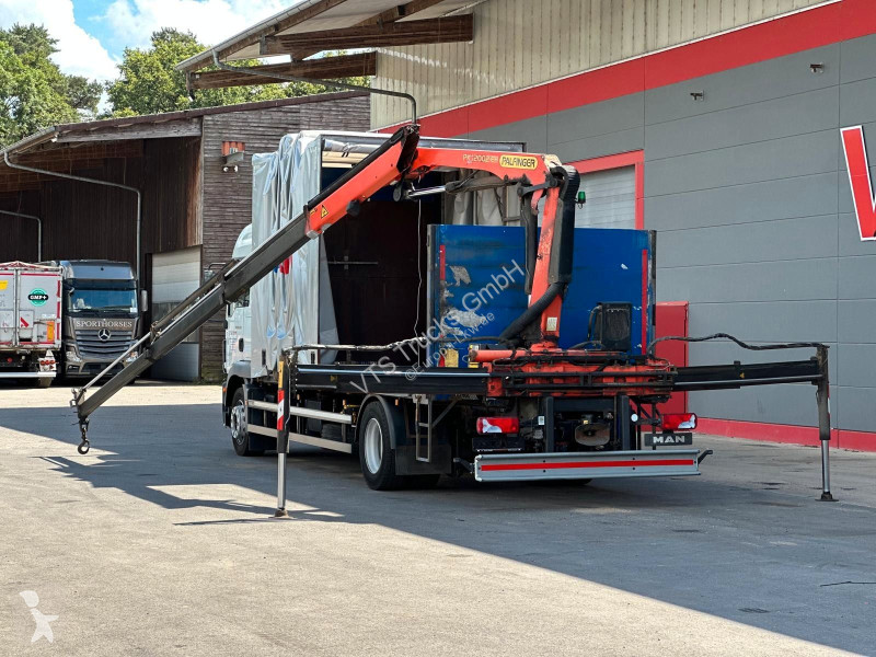 شاحنة MAN 18.340 4x2 BL Curtainsider/PALFINGER...