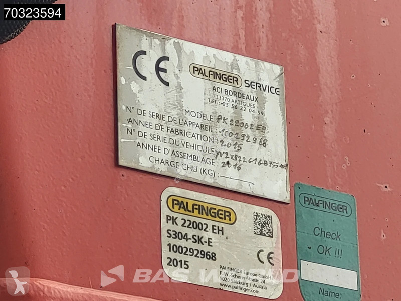 شاحنة Volvo FMX 370 8X4 Palfinger PK22002-EH...