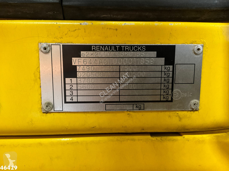 شاحنة Renault 220 Hiab 4 Tonmeter laadkraan