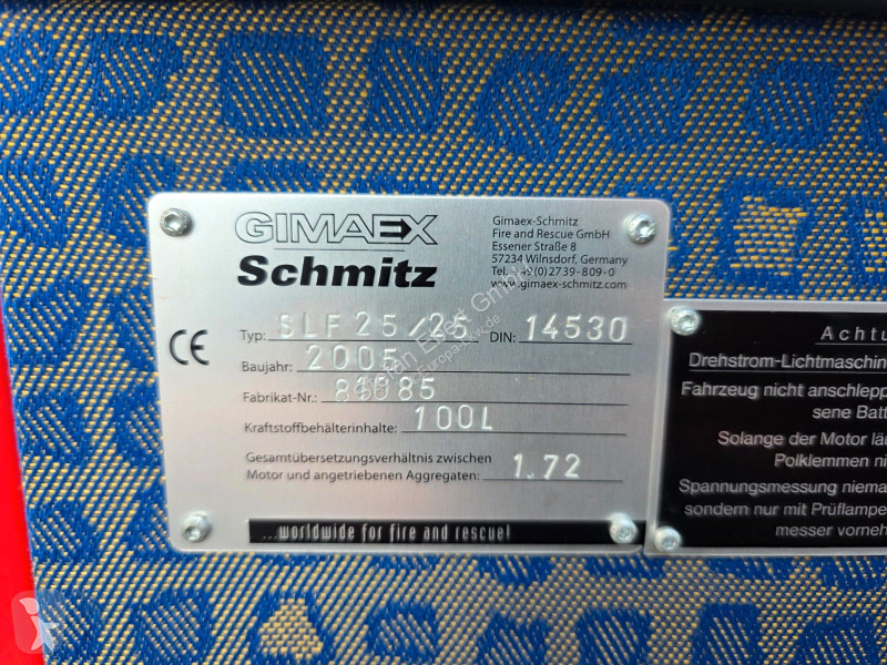 شاحنة MAN Feuerwehr Schaum-Löschfahrzeug SLF 25/25