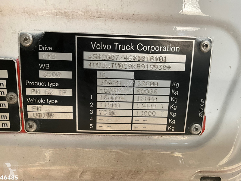 شاحنة Volvo 460 VDL 18 Ton portaalarmsysteem...