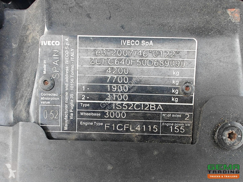 شاحنة Iveco 40C21 4x2 Hi Matic 3-seater Euro6D...