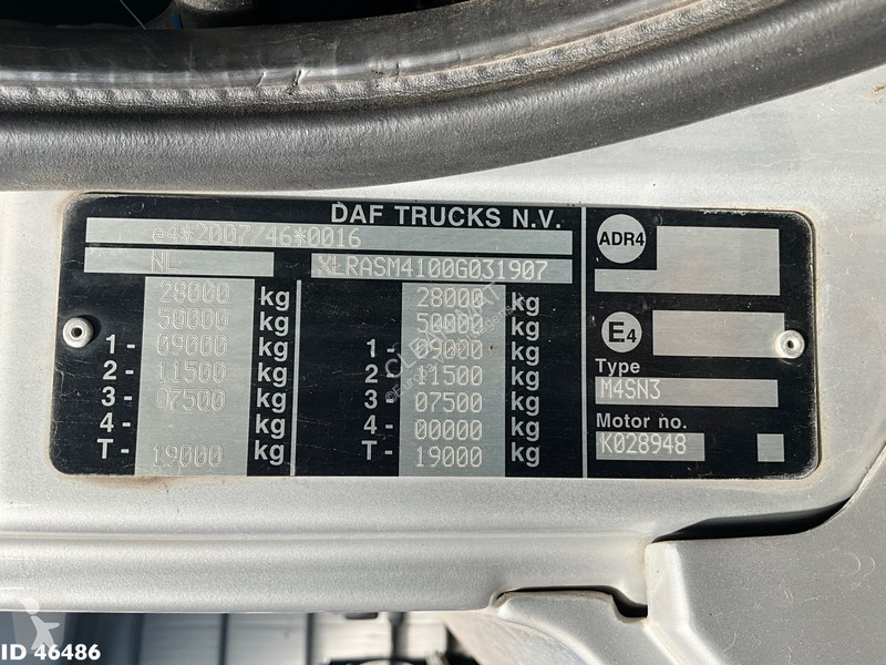 شاحنة DAF FAN  440 Euro 6 HMF 16 Tonmeter...