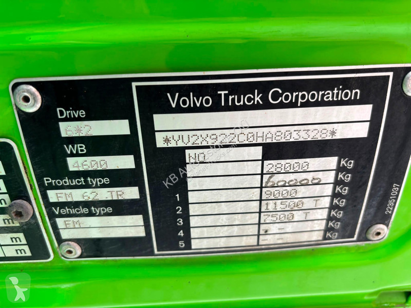 Camion Volvo 370 6x2*4 RETARDER / SUPRA 850 /...