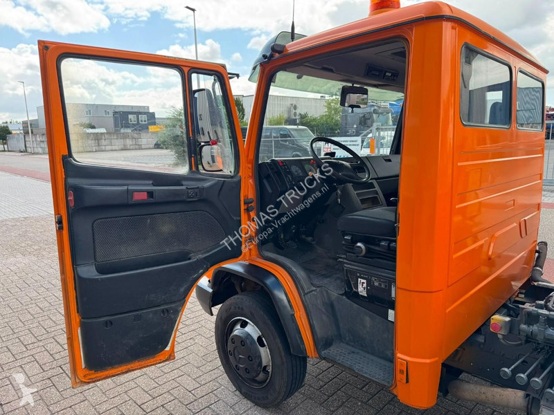 Camion Mercedes 816 Kraan / 3-zijdige Kipper,...
