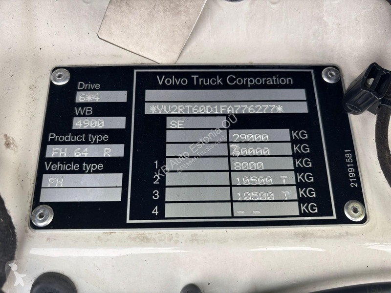 Camión Volvo 540 6x4