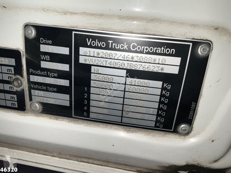Camión Volvo 500 Euro 6 HMF 50 Tonmeter...