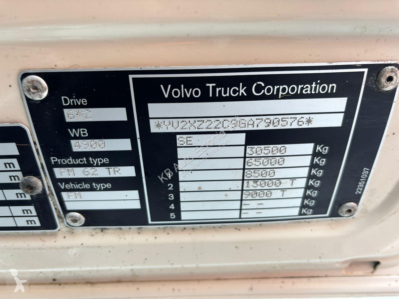 Camión Volvo FMX 6x2*4 HMF 2120 / JOAB L 18 ton...