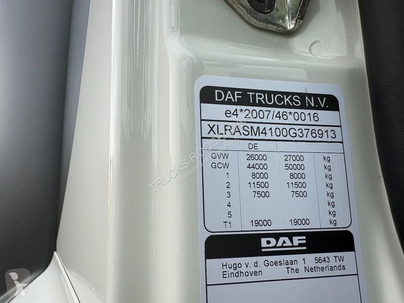 Camión DAF ELEKTRISCH + 32,912 km + 6x2 +...